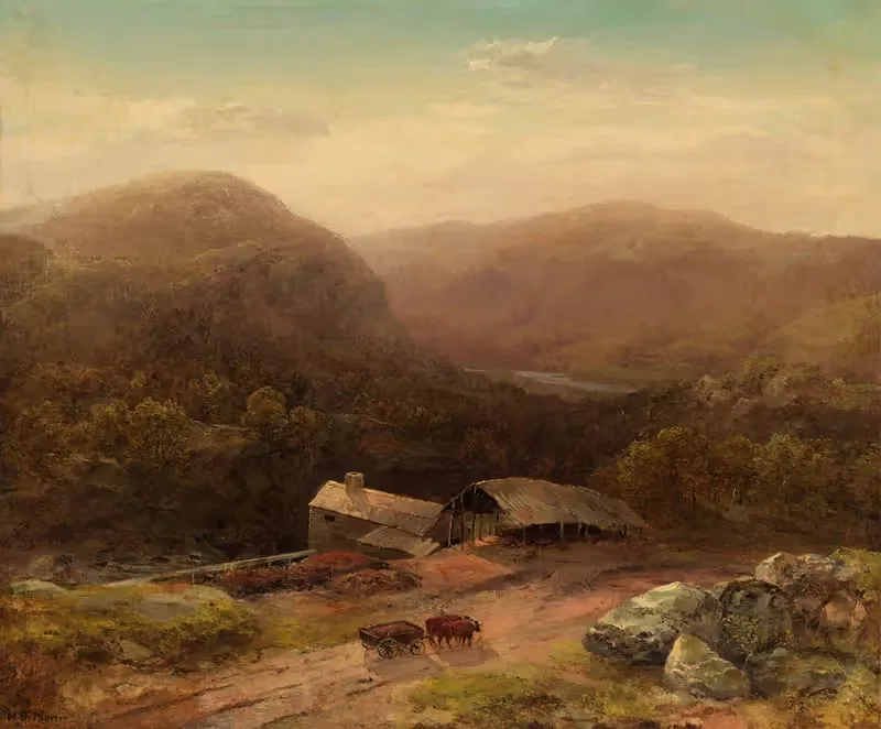 В долине Хаусатоник by Гомер Додж Мартин — digital art print download