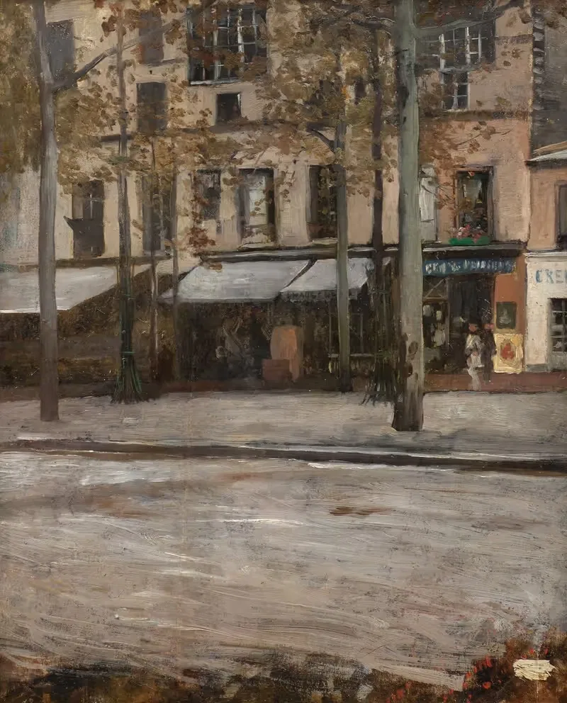 A Street in Paris. Study from Montmartre — Hugo Birger