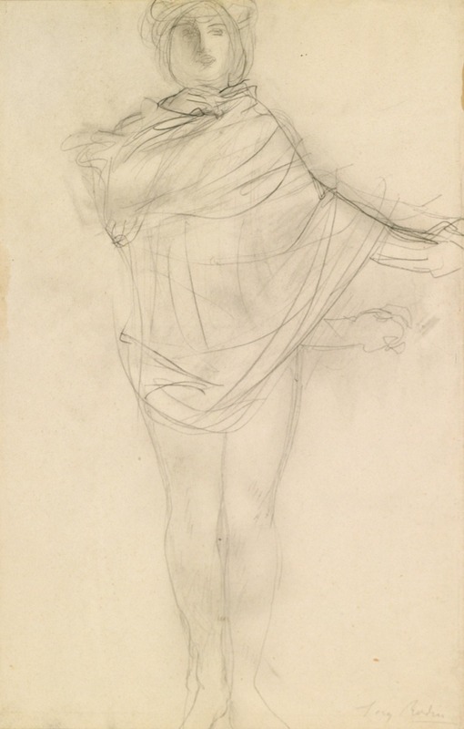 Femme drapée by Auguste Rodin — digital art print download