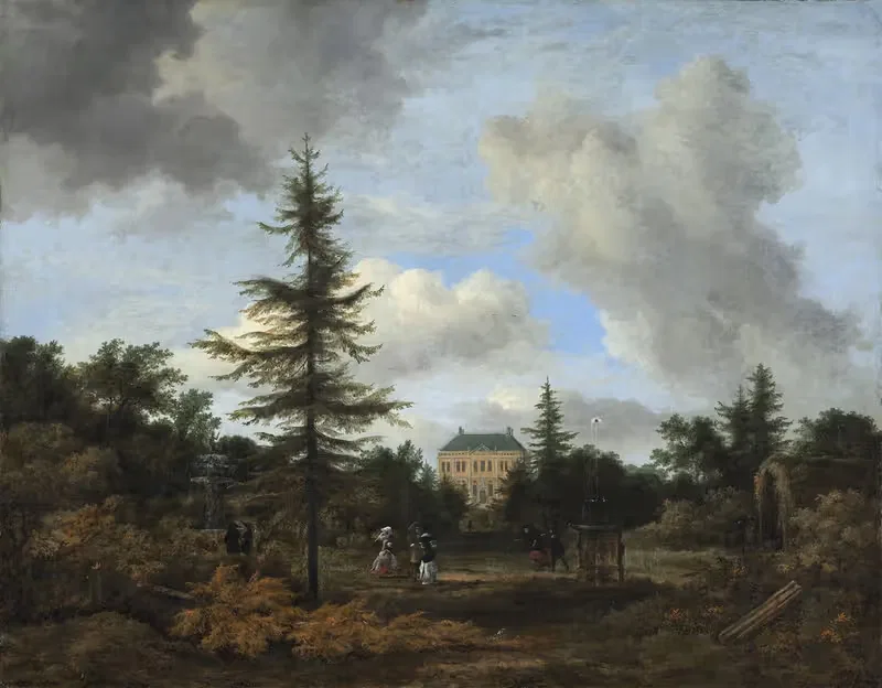 Country House in a Park — Jacob van Ruisdael