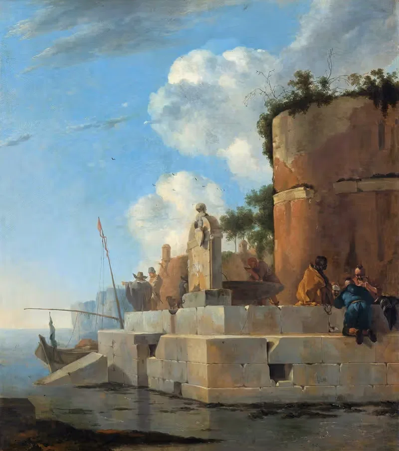A Coastal Ruin in Italy — Jan Asselijn