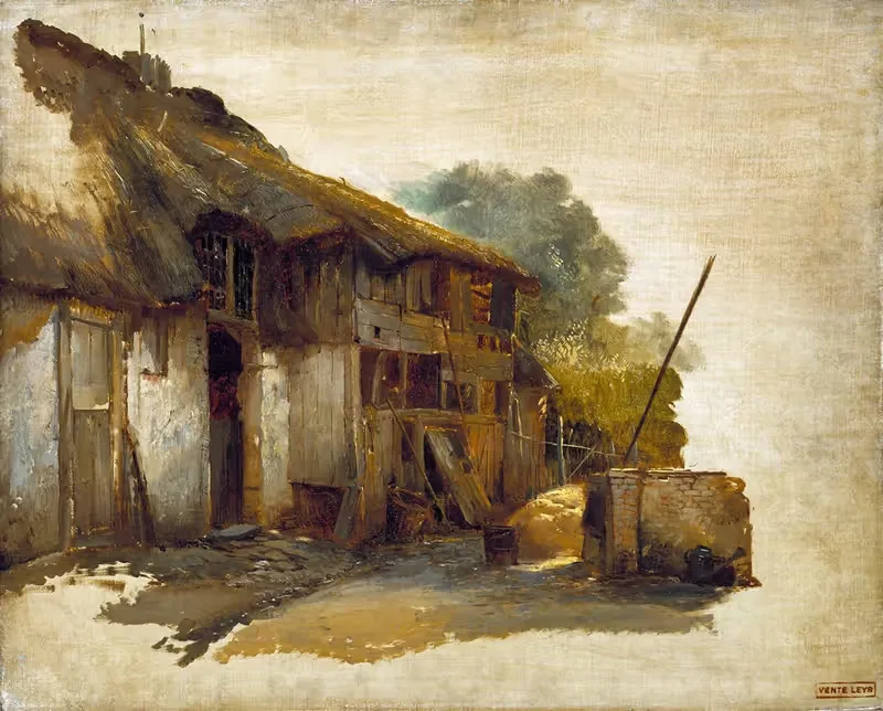 Фермерский дом by Ян Август Хендрик Лейс — digital art print download