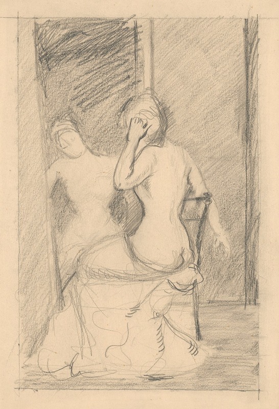 At a Mirror by Cyprián Majerník, 1930–1939 — digital art print download