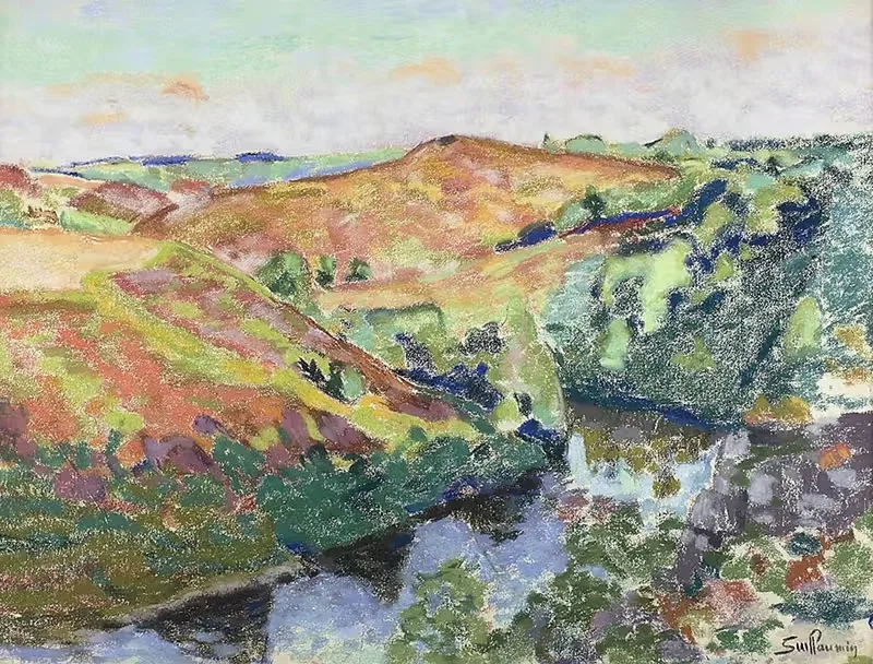 Пейзаж в Крозанте by Арман Гийомэн, 1893–1903 — digital art print download