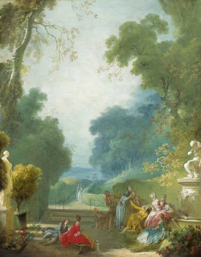 A Game of Hot Cockles — Jean-Honoré Fragonard