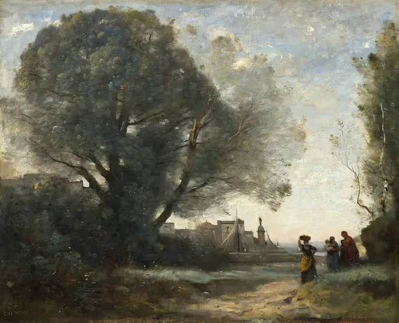 Souvenir of Terracina — Jean-Baptiste-Camille Corot