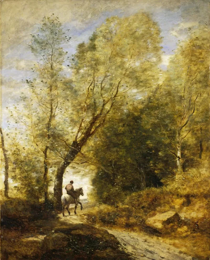 Лес Кобрена by Жан-Батист-Камиль Коро, 1872 — digital art print download