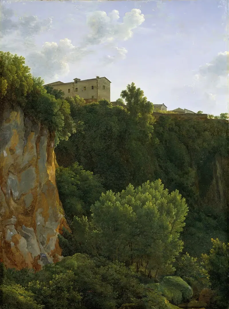 Gorge at Cività Castellana — Jean-Joseph-Xavier Bidauld