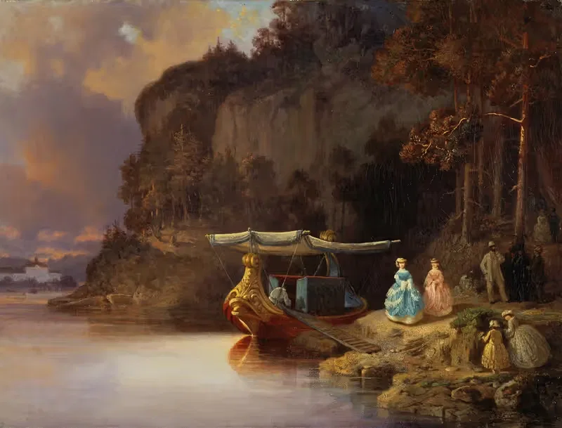 Carl's Cliff. View of Edsviken — Johan Christoffer Boklund