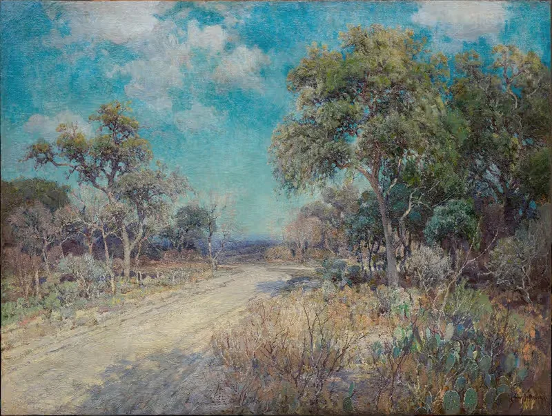 Дорога к холмам by Джулиан Ондердонк, c. 1918 — digital art print download