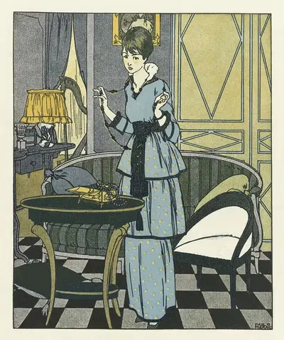 У МЕРСЬЕ Братья / Таписеры – Декораторы by Поль Мерас, 1914 — digital art print download