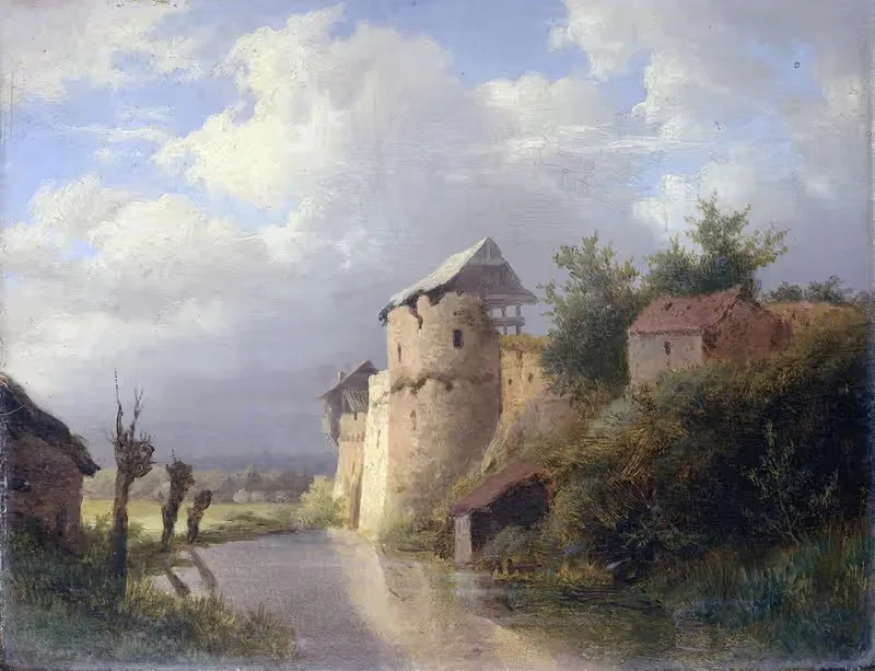 Старая крепость by Лоуренс Ханедоес, 1840 - 1860 — digital art print download