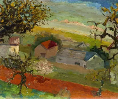 La Ferme au Couches by Morgan Russell — digital art print download