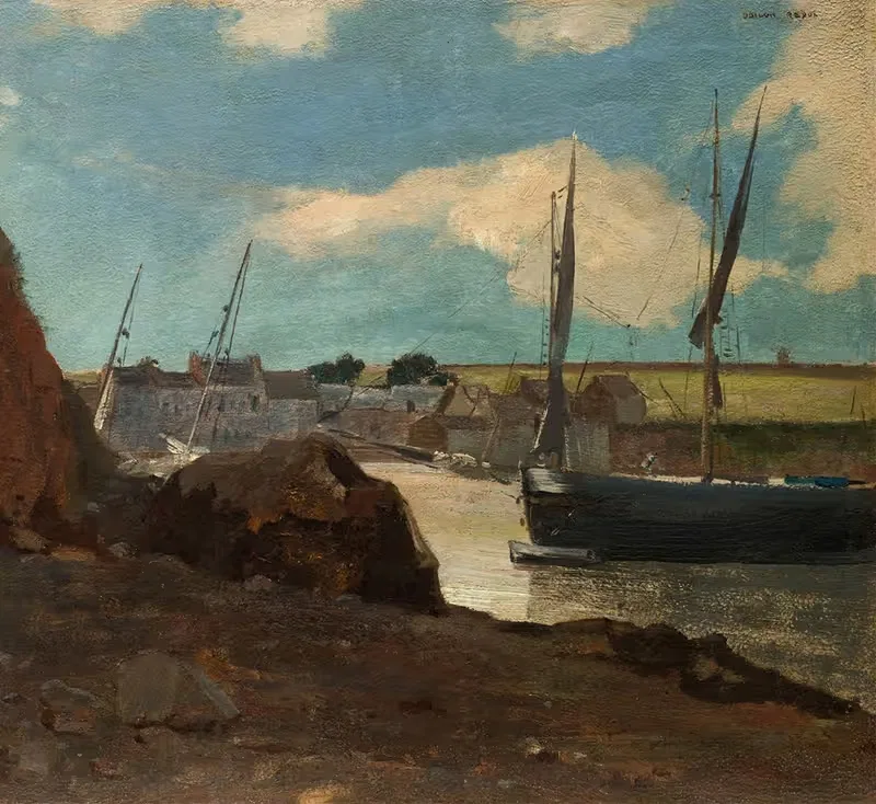 The Port of Morgat — Odilon Redon
