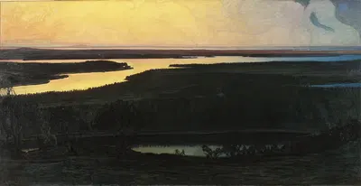 Наша страна. Мотив из Дальсланда by Отто Хессельбом, 1902 — digital art print download