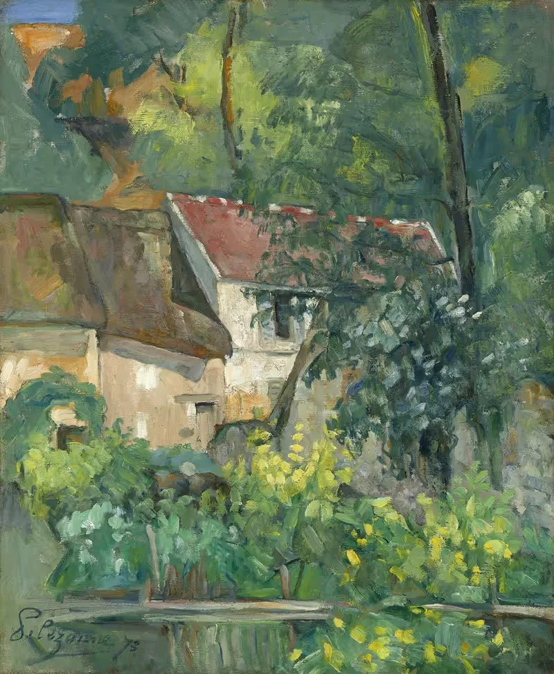 House of Père Lacroix — Paul Cézanne