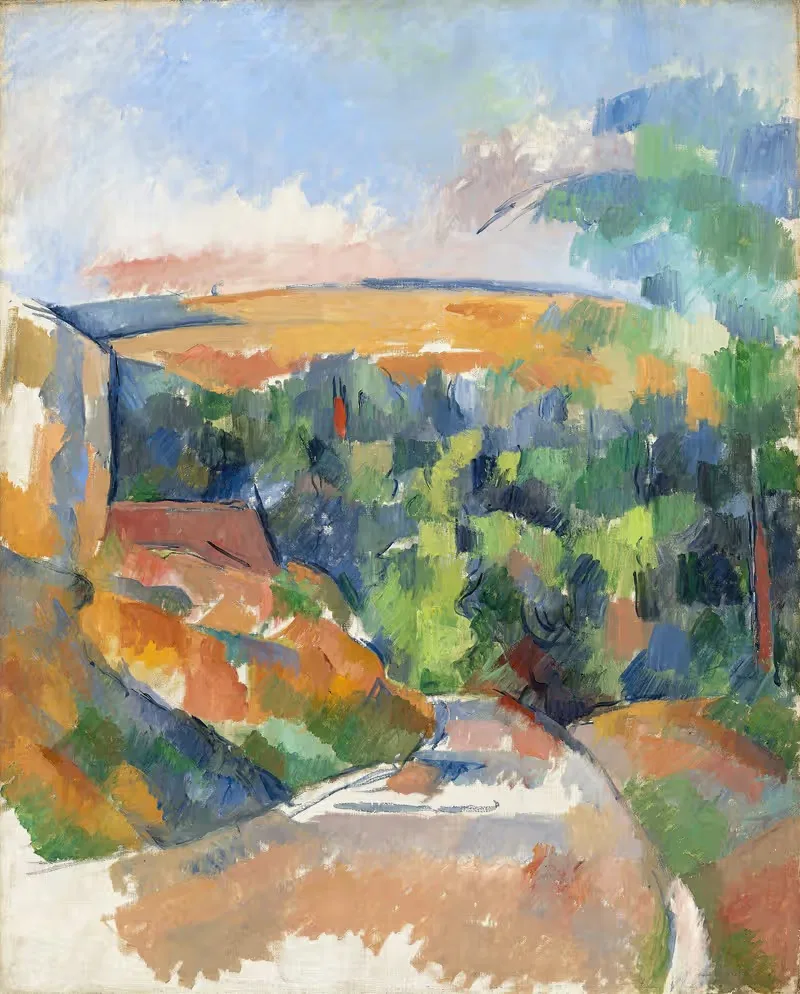 Поворот дороги by Поль Сезанн, 1900-1906 — digital art print download