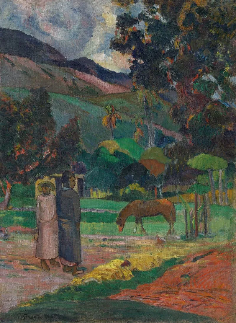 Тихий пейзаж by Поль Гоген, 1892 — digital art print download