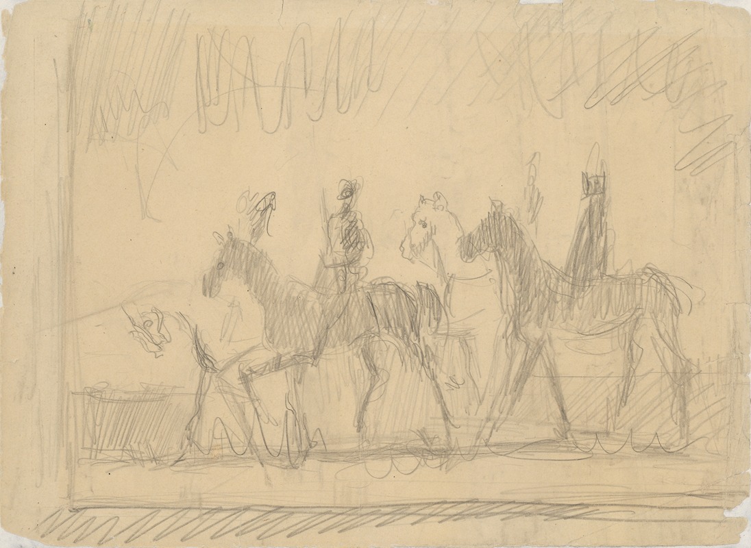 Study of Riders by Циприан Майерник, 1930–1939 — digital art print download