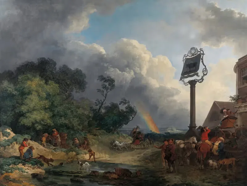 The Rainbow by Philip James de Loutherbourg, 1784 — digital art print download