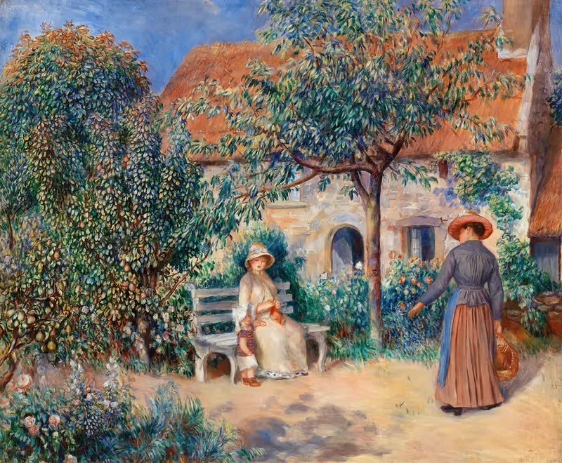 В Бретани by Пьер-Огюст Ренуар, 1886 — digital art print download