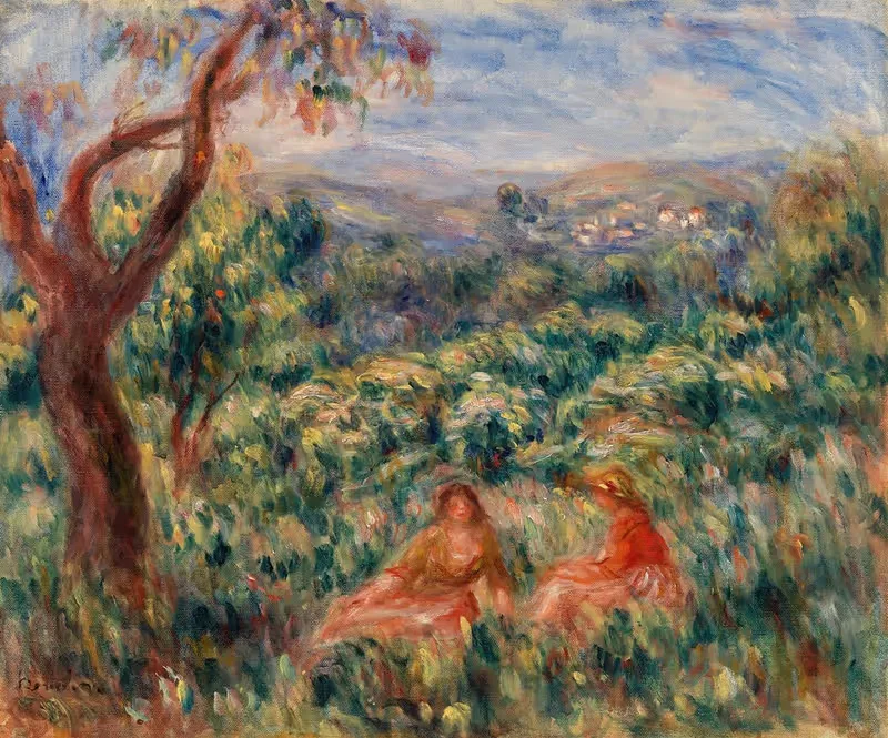 Пейзаж by Пьер-Огюст Ренуар, 1916 — digital art print download