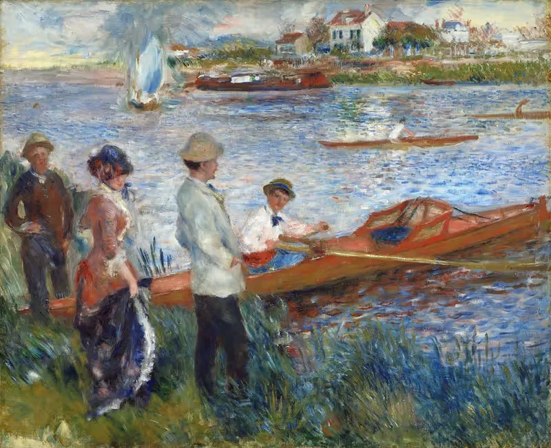 Oarsmen at Chatou by Pierre-Auguste Renoir, 1879 — digital art print download