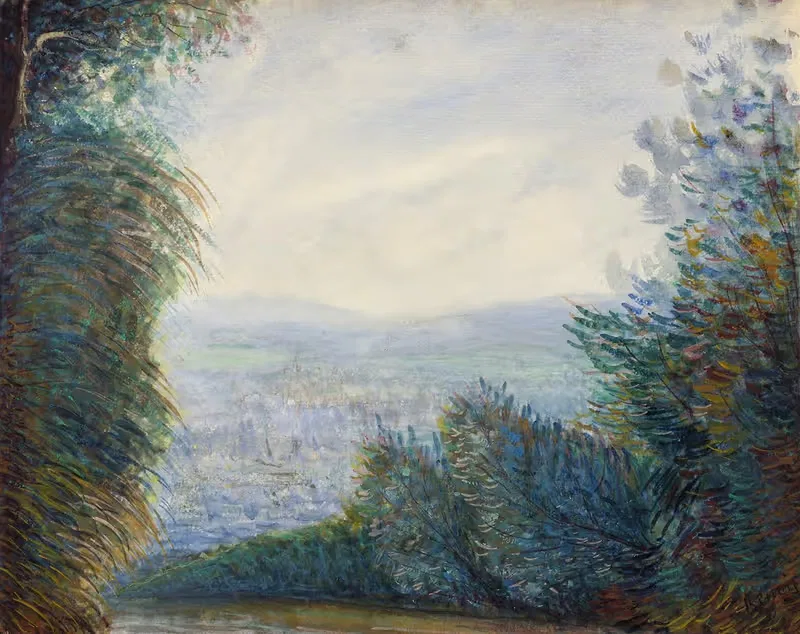 Долина Овер на реке Уаз by Пьер-Огюст Ренуар, 1884–1906 — digital art print download