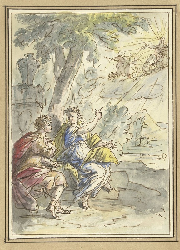Clymene vertelt haar zoon Phaëton over zijn vader Apollo — Elias van Nijmegen