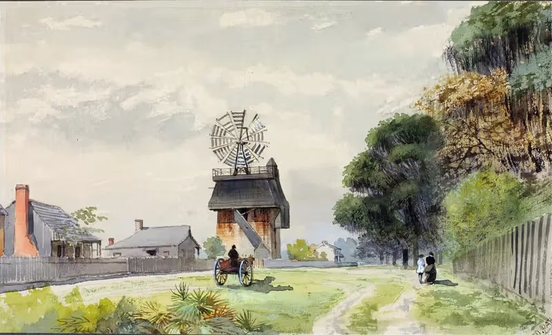 Florida Village by Walter Paris — digital art print download