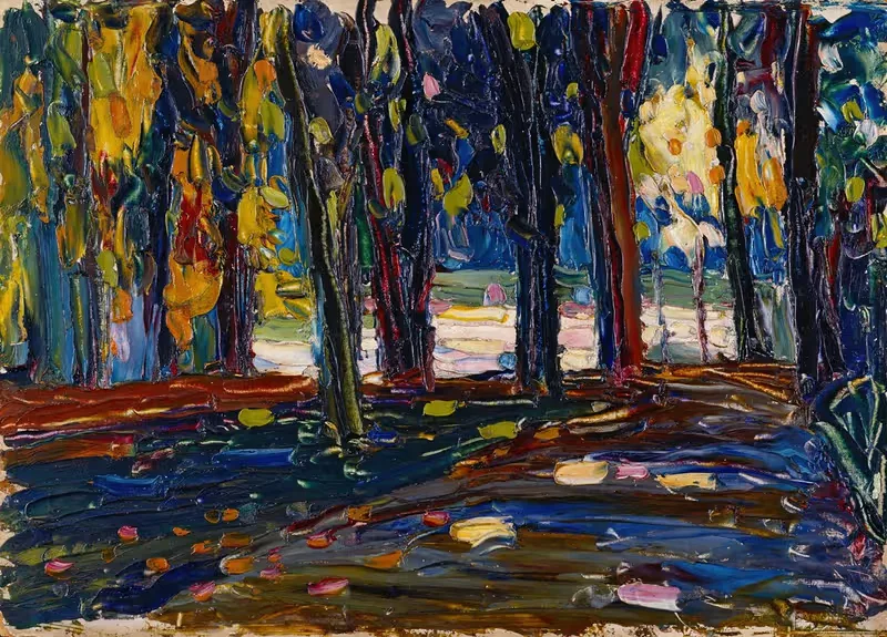 In the park of St. Cloud – Fall II — Wassily Kandinsky