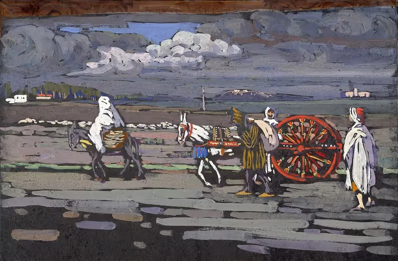 Земельная дорога by Василий Кандинский, 1905 — digital art print download
