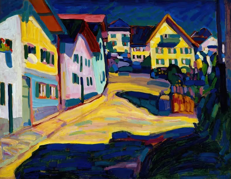 Мурнау, Бургграбенштрассе 1, 1908 by Василий Кандинский, 1908 — digital art print download