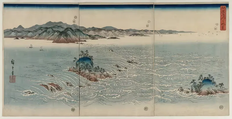 The Whirlpools of Awa — Utagawa Hiroshige