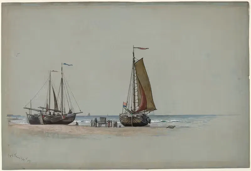 Blankenberge No.3 by William Stanley Haseltine, 1875 — digital art print download