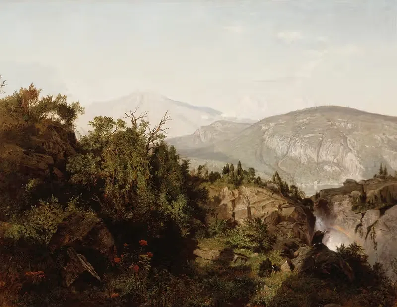 В горах Адирондака by Уильям Трост Ричардс, 1857 — digital art print download