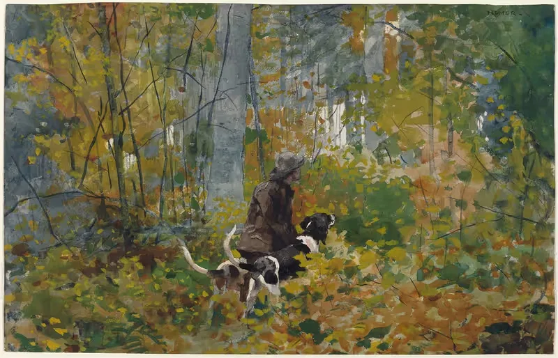 На тропе by Уинслоу Хомер, 1889 — digital art print download