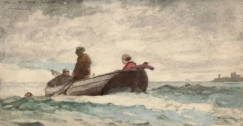 Приорат Тайнемаут, Англия by Уинслоу Хомер, 1881 — digital art print download