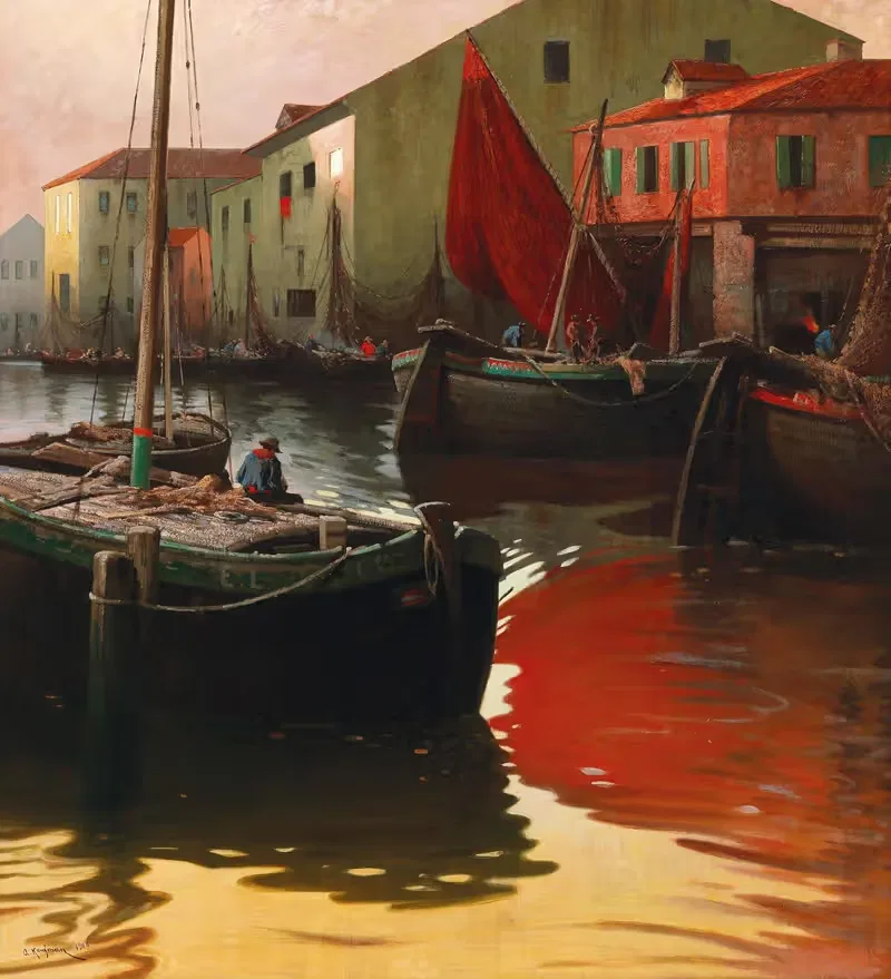 Motif Of Chioggia — Adolf Kaufmann