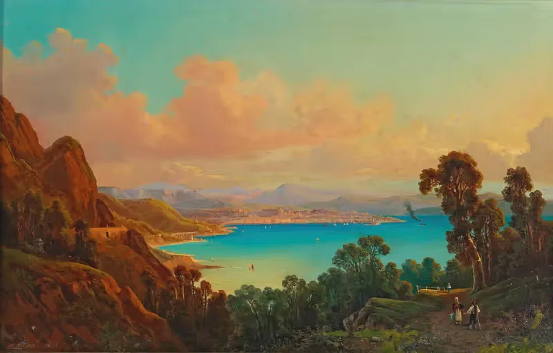 Blick In Die Bucht Von Triest — Albert Rieger