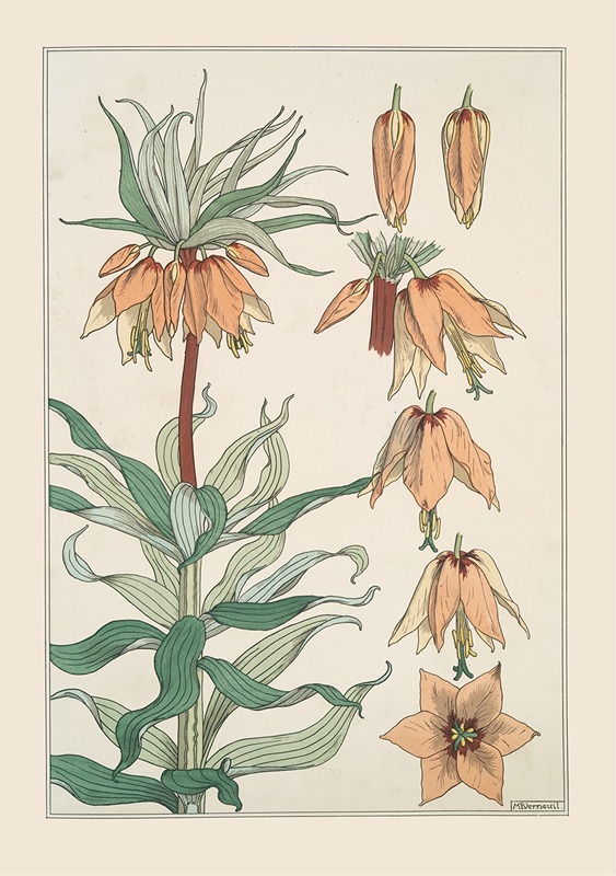 Couronne imperiale by Морис Пиллар Вернёй, 1896 — digital art print download