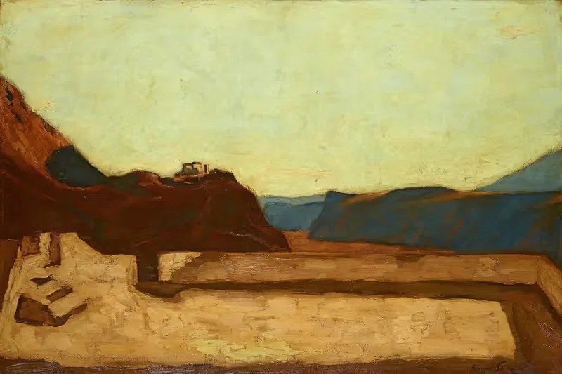 Am Kalvarienberg In Bozen — Albin Egger Lienz