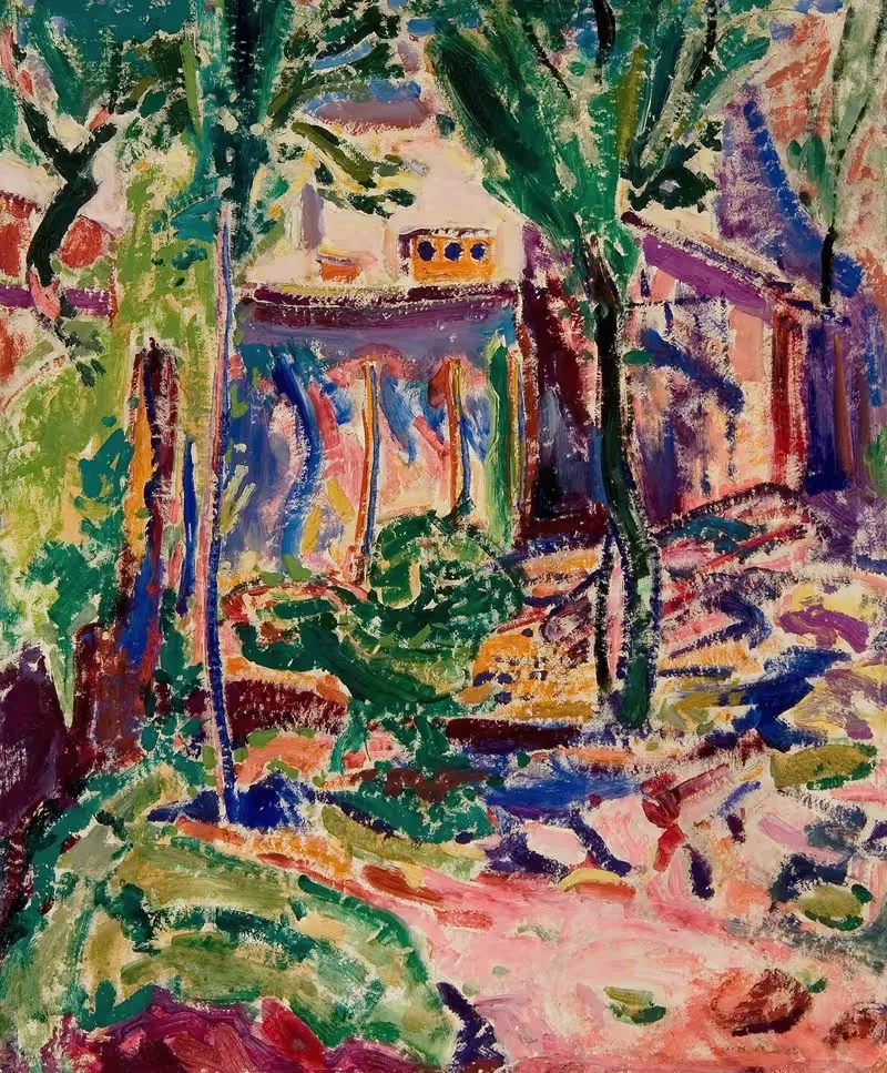 Landscape With House by Alfred Henry Maurer — digital art print download