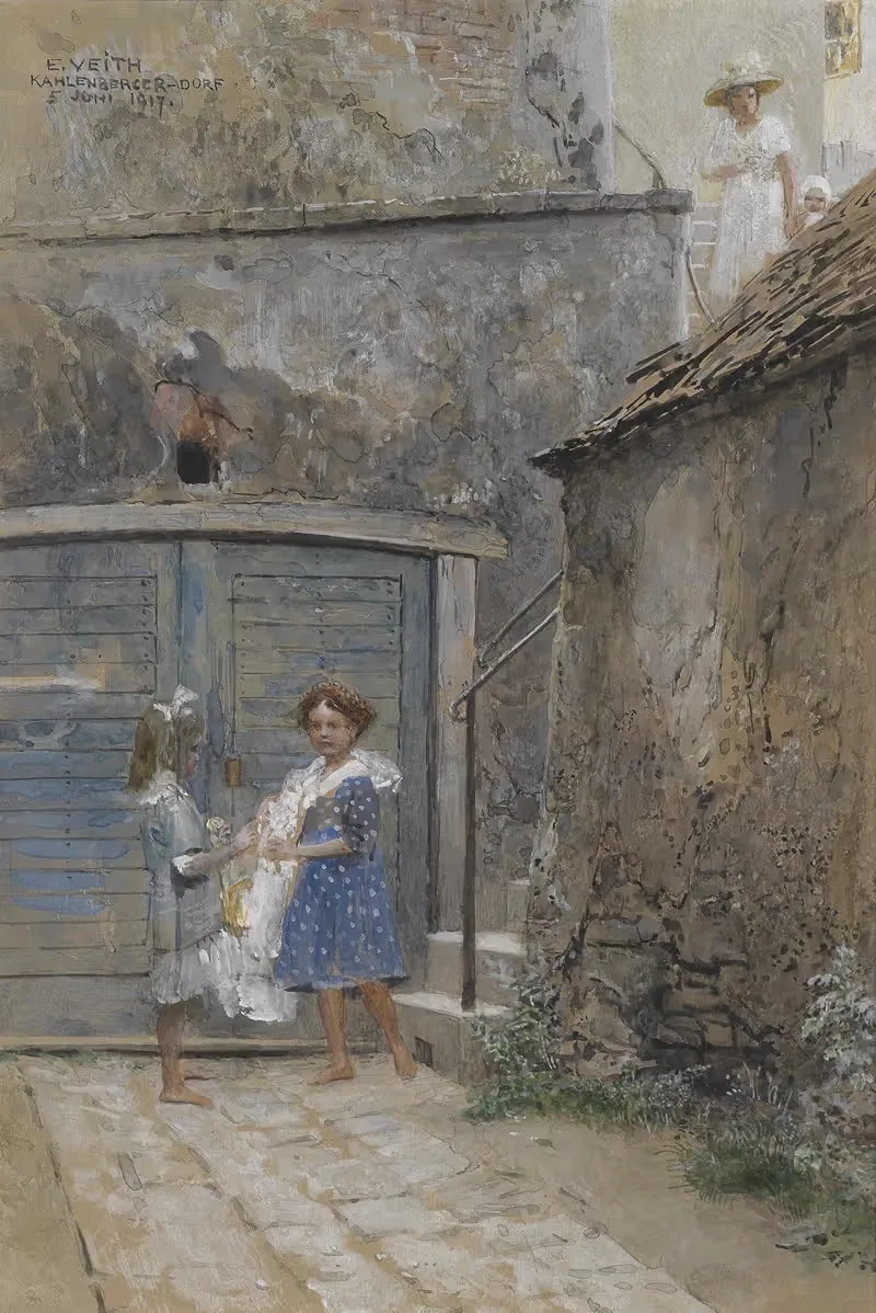 Каленбергершдорф by Эдуард Вейт, 1917 — digital art print download