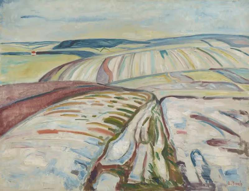 Winter. Elgersburg by Edvard Munch, 1906 — digital art print download