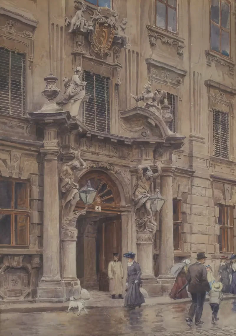 Das Portal Des Palais Kinsky — Ernst Graner