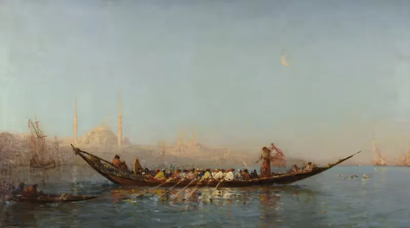 Constantinople, Le Caïque De La Sultane by Félix Ziem — digital art print download