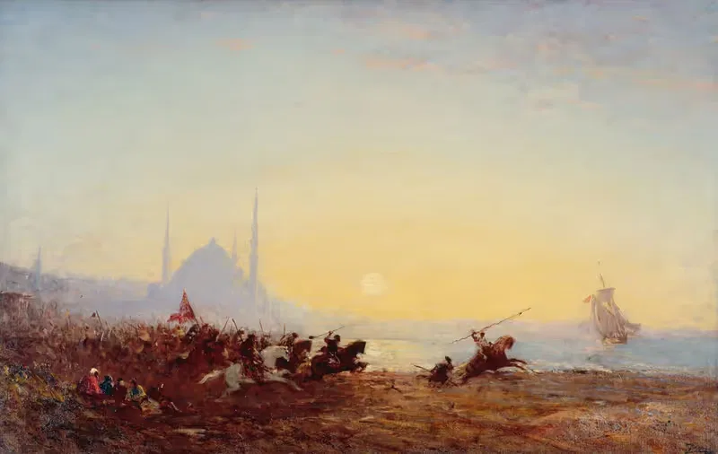 Фантазия в Константинополе by Феликс Зием, 1880 -1895 — digital art print download