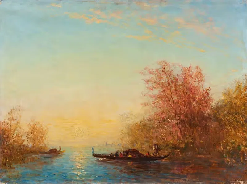 Fusine, Environs De Venise — Félix Ziem