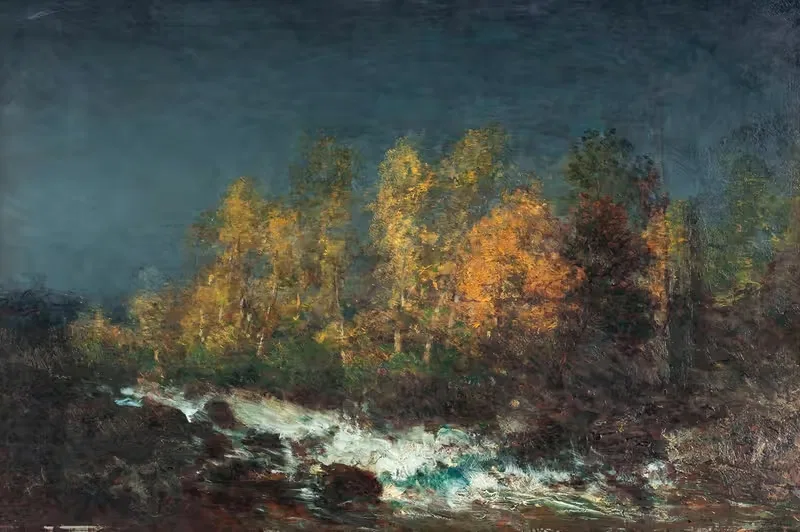 Поток. Окрестности Клермон-Феррана by Феликс Зием, 1870-1880 — digital art print download